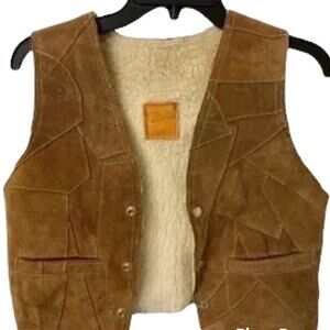 Brown Suede Women's Vest